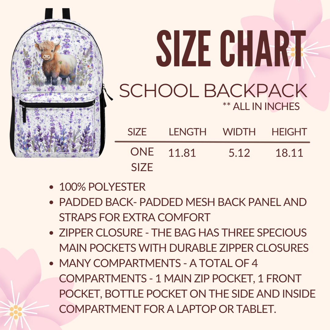 Cute Panda Lovers Backpack Padded back Zipper closure compartment for a laptop or tablet