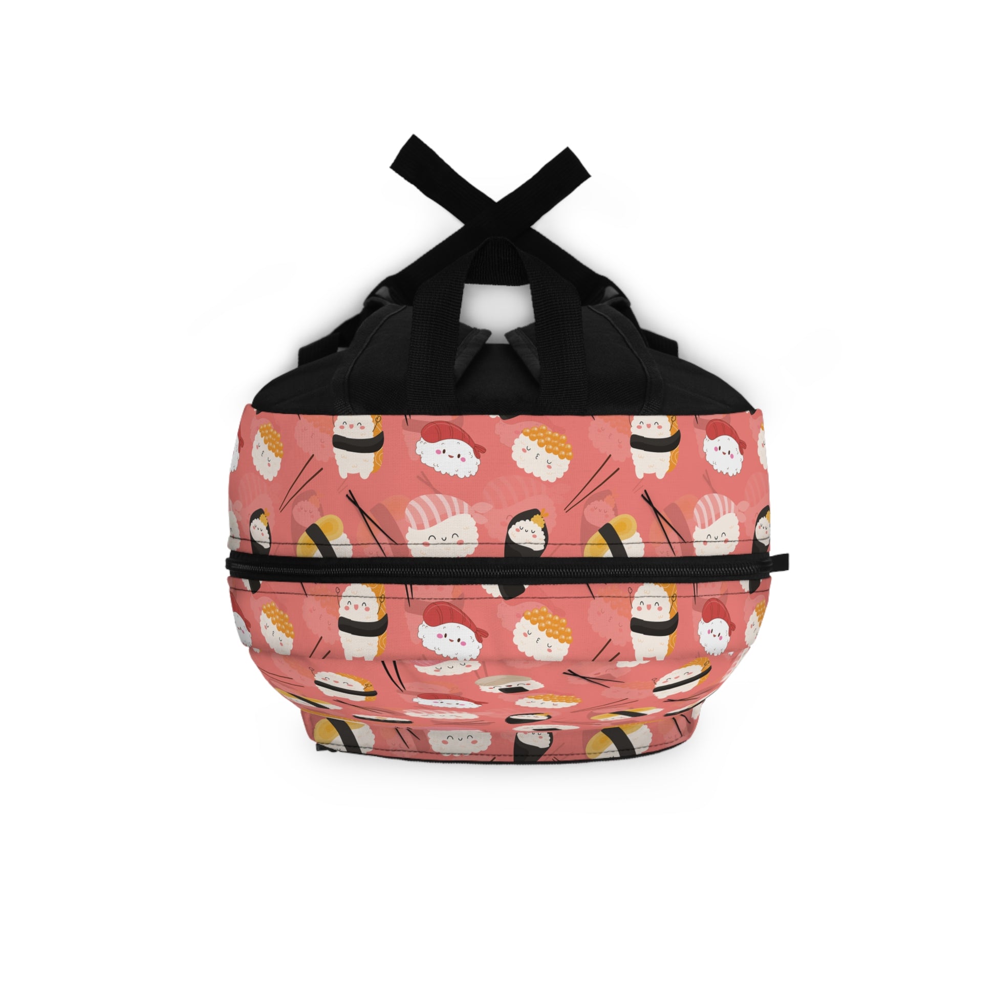 Kawaii Sushi Lovers Backpack for School With Tablet Compartment inside Waterproof Padded back Gift for Asian Kids