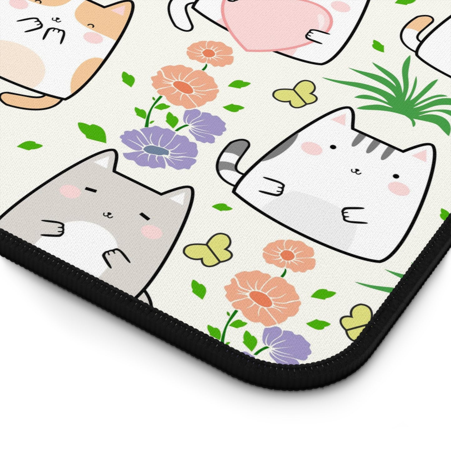 Cat Lover Large Gaming Mouse Pad Cute Aesthetic Gaming Mouse Pad Large Extended Desk Decor Kawaii Mouse Pad Large