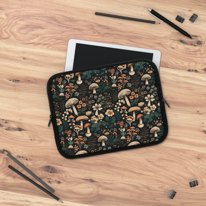 Mushroom Laptop Sleeve - Kawaii Tablet Protector Bag