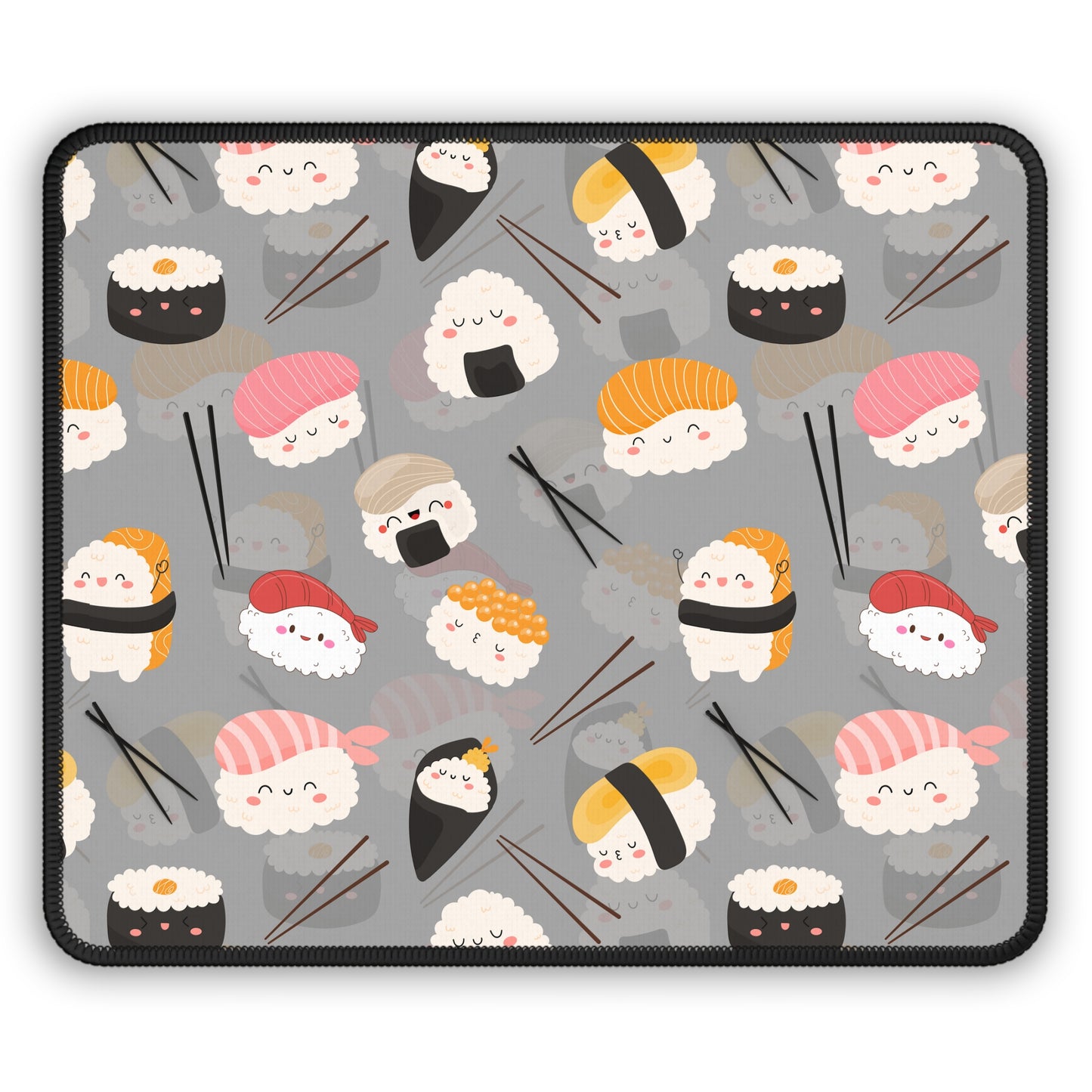 Gray Sushi Mousepad Cute Mouse Pad Japanese food, Asian Mouse Pad