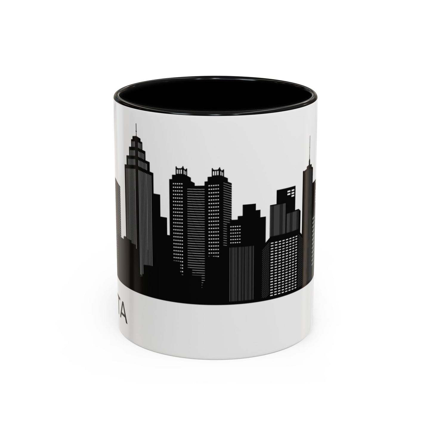 City COFFEE Mug Black and White COFFEE MUG Atlanta Trendy Coffee Mug Minimalist Coffee Mug Atlanta Mug Skyline Mug Cool Coffee Mug