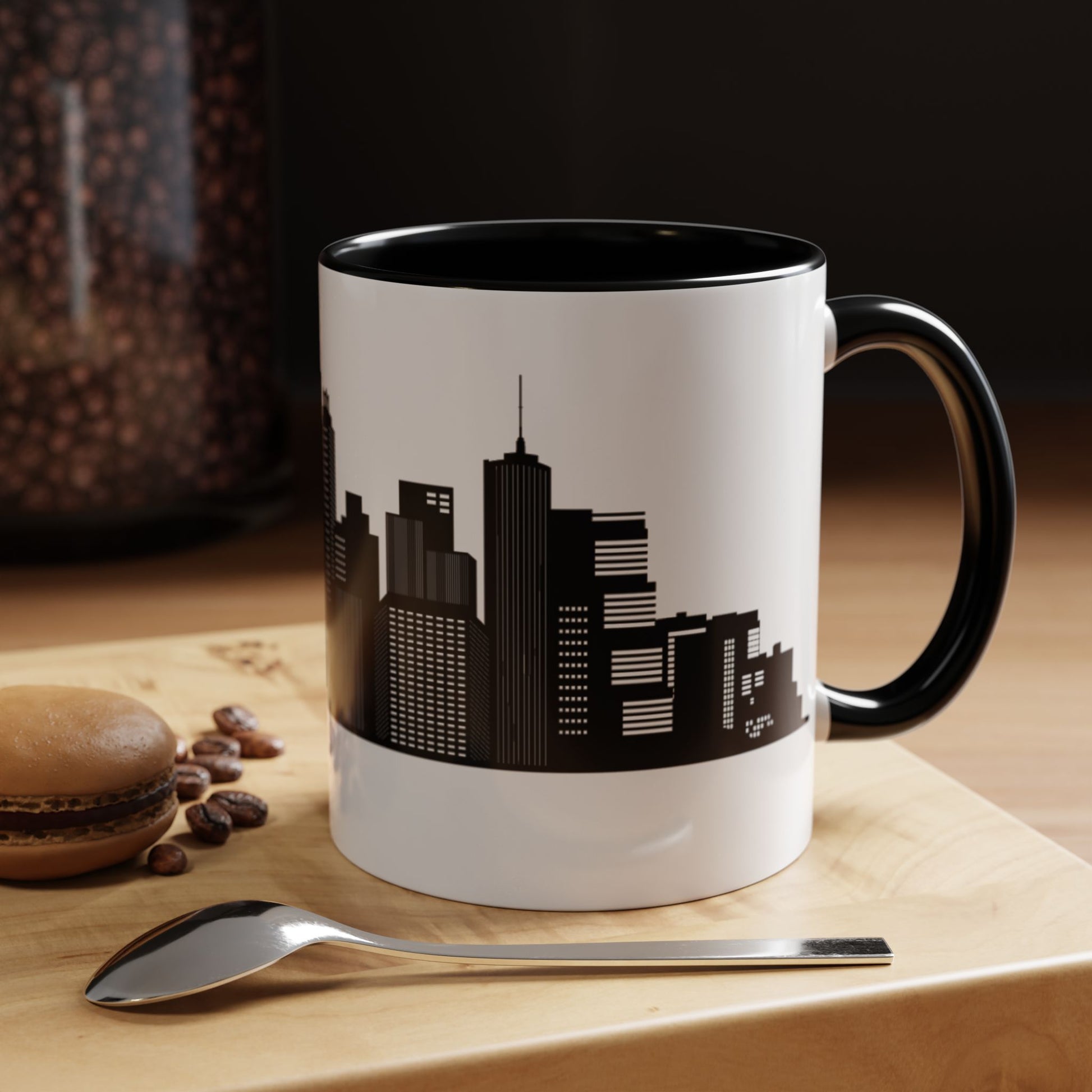 City COFFEE Mug Black and White COFFEE MUG Atlanta Trendy Coffee Mug Minimalist Coffee Mug Atlanta Mug Skyline Mug Cool Coffee Mug