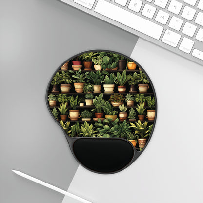 Plant Greenery Mouse Pad Wrist Rest Mouse Pad Kawaii Mouse Pad Aesthetic Mouse Pad Wrist Support Mouse Pad