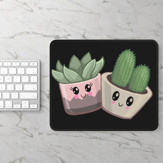 Mouse Pad - Cute Succulent - Kawaii Succulent - Gift for Succulent Lovers