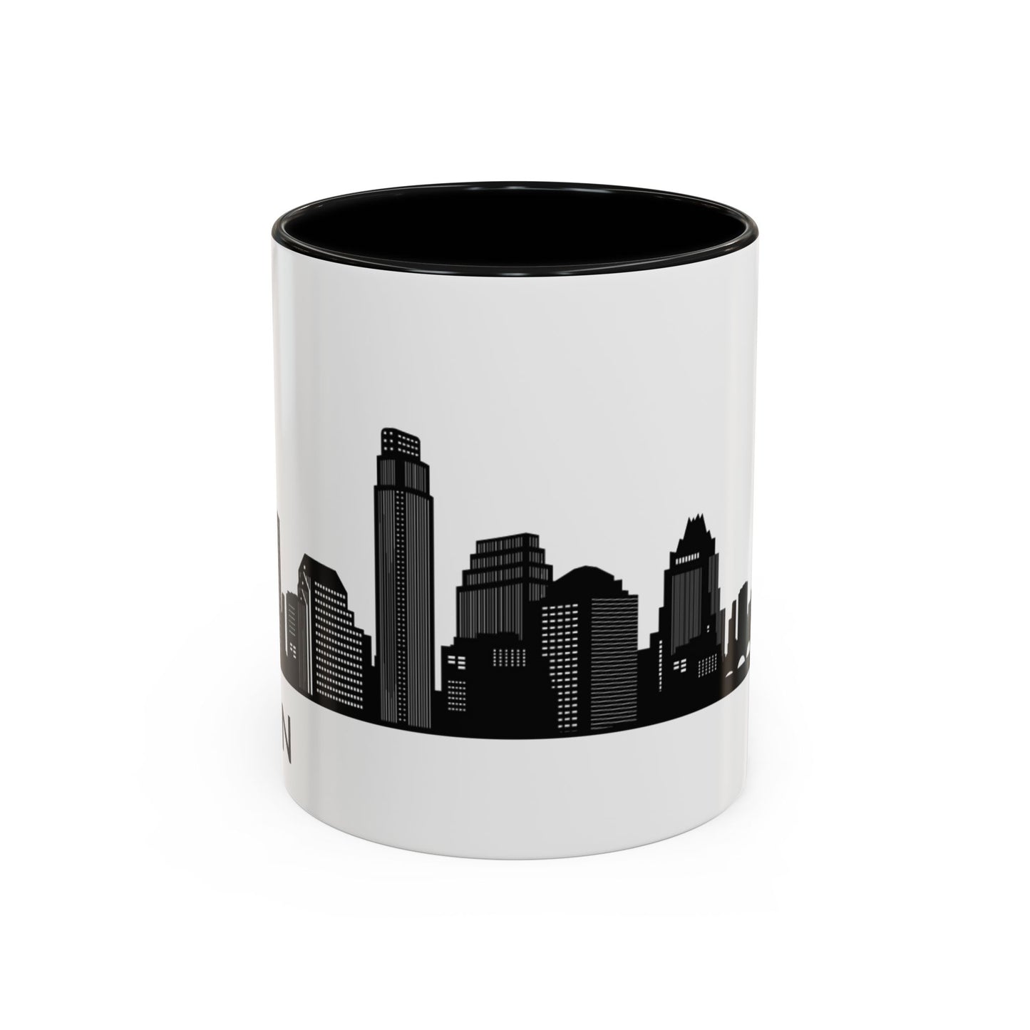 City COFFEE Mug Black and White Coffee Mug Display Trendy Coffee Mug Minimalist Coffee Mug Austin Mug Austin Texas Skyline Mug