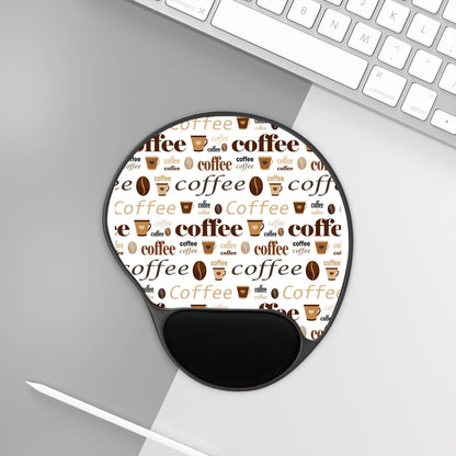 Cute Coffee Mouse Pad Coffee lover Gift Mouse Pad Office Desk Laptop Ergonomic Brown Mousepad Kawaii Mouse Pad for Coffee Lovers