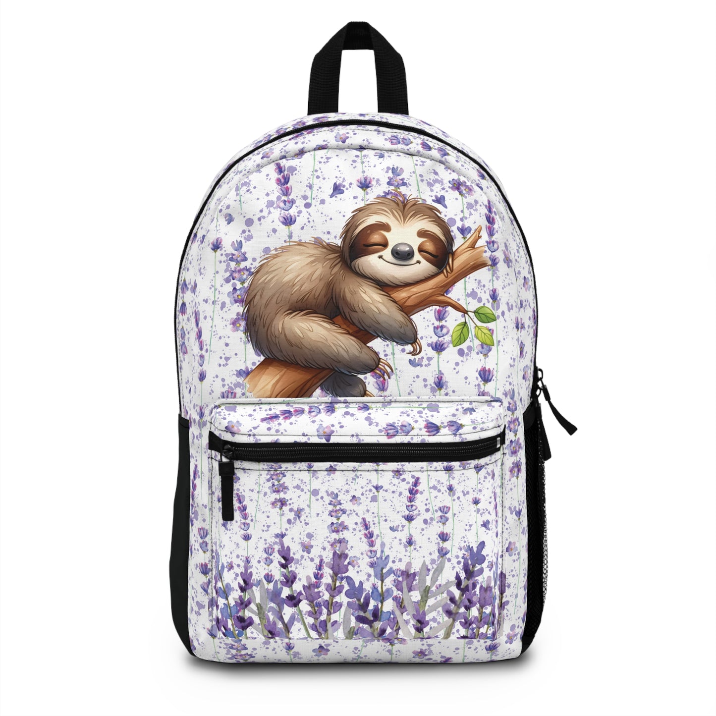 Sloth Lovers Backpack for School With Tablet Compartment inside Waterproof Padded back Gift for Animal Lovers