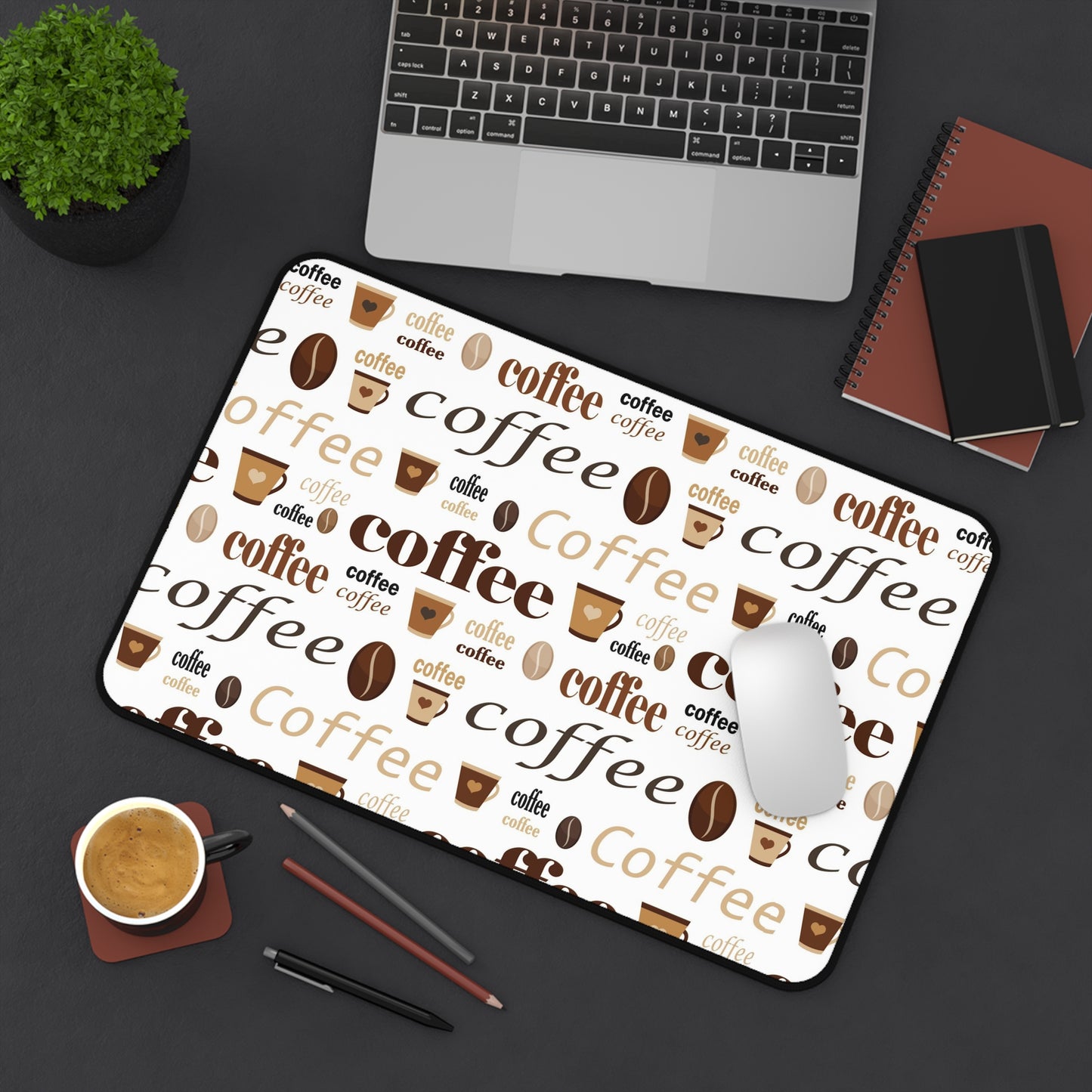 Cute Coffee Lover Large Mouse Pad, Aesthetic Gaming Mouse Pad Large, Extended Mouse Pad, Coffee Mouse Pad Large, Coffee Addict Gift