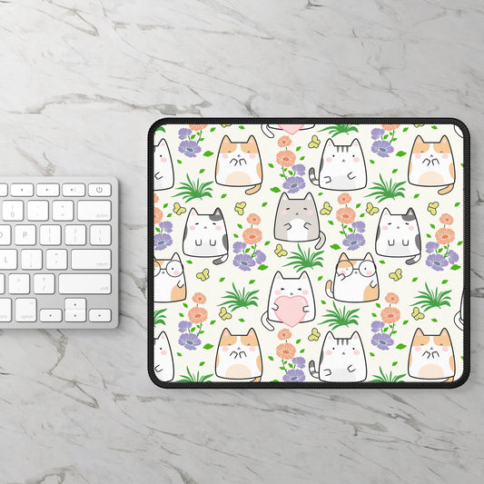 Gaming Mouse Pad - Cat Lover Cute Kawaii Aesthetic Mouse Pad