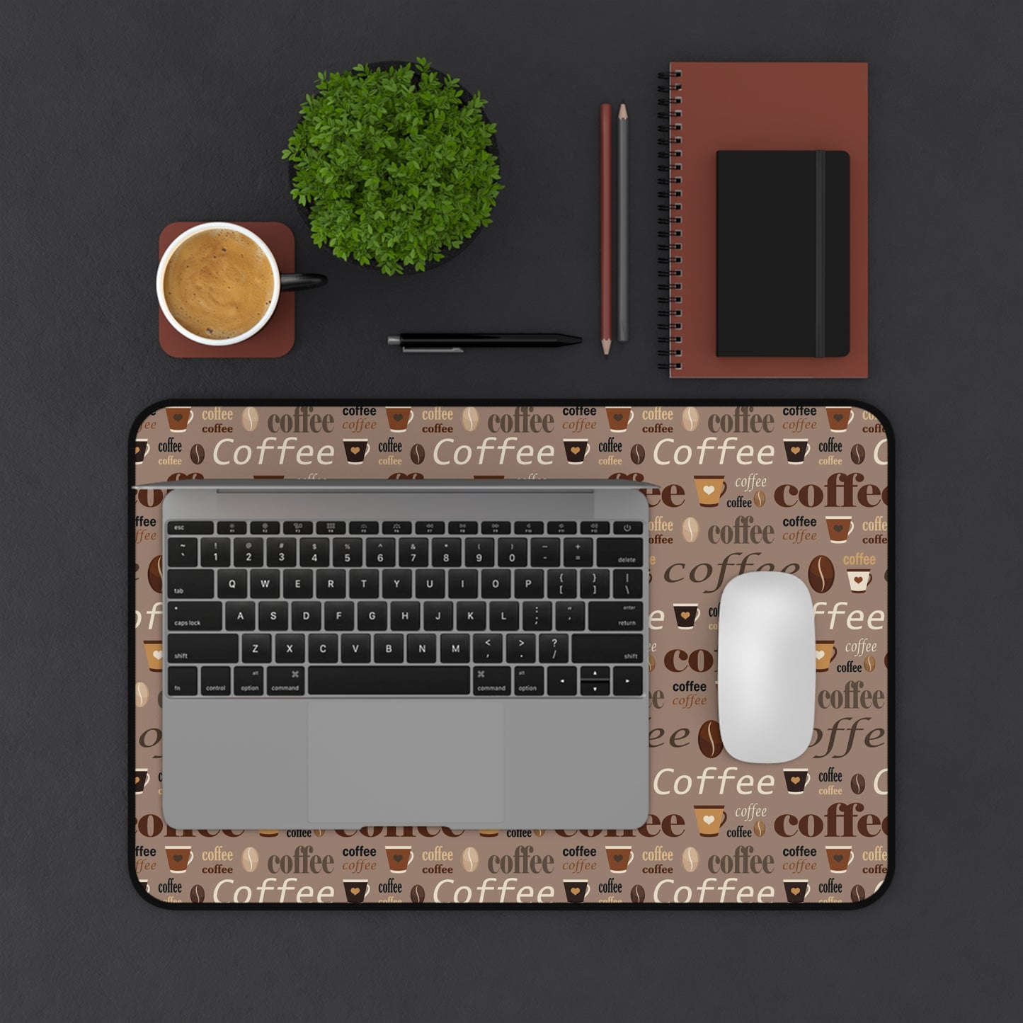 Desk Mat Large Mouse Pad Coffee Lover Espresso Aesthetic Gaming Extended Coffee Addict Gift