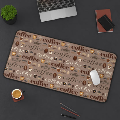 Desk Mat Large Mouse Pad Coffee Lover Espresso Aesthetic Gaming Extended Coffee Addict Gift