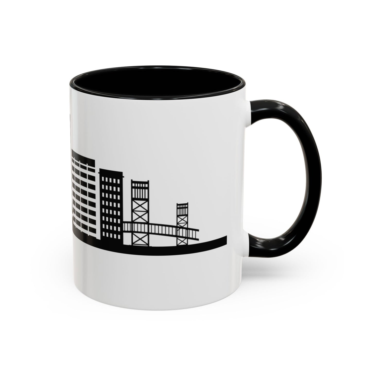 City COFFEE Mug Black and White COFFEE MUG Jacksonville Trendy Coffee Mug Minimalist Coffee Mug Jacksonville Mug Skyline Mug