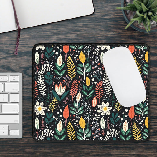 Mouse Pad - Cottagecore Boho Leaves Desk Mat for Kawaii and Boho Lovers