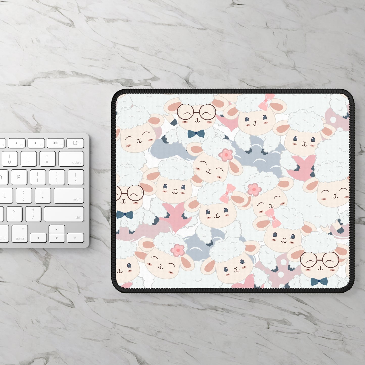 Sheep Mouse Pad Lamb Lover Mouse Pad Kawaii Cute Gaming Mouse Pad Kawaii Baby Sheep Mouse Pad Aesthetic Mouse Pad