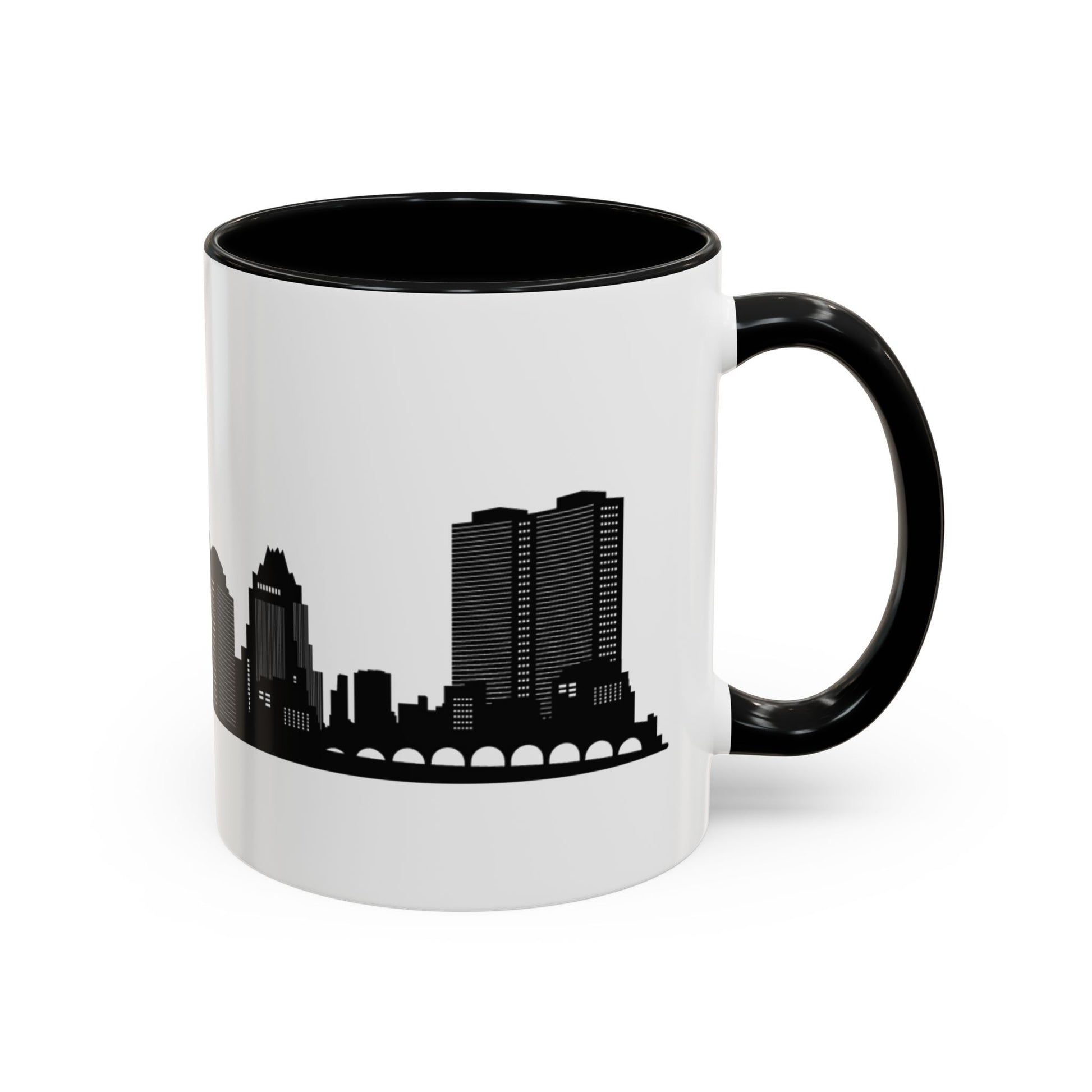 City COFFEE Mug Black and White Coffee Mug Display Trendy Coffee Mug Minimalist Coffee Mug Austin Mug Austin Texas Skyline Mug