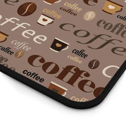 Desk Mat Large Mouse Pad Coffee Lover Espresso Aesthetic Gaming Extended Coffee Addict Gift