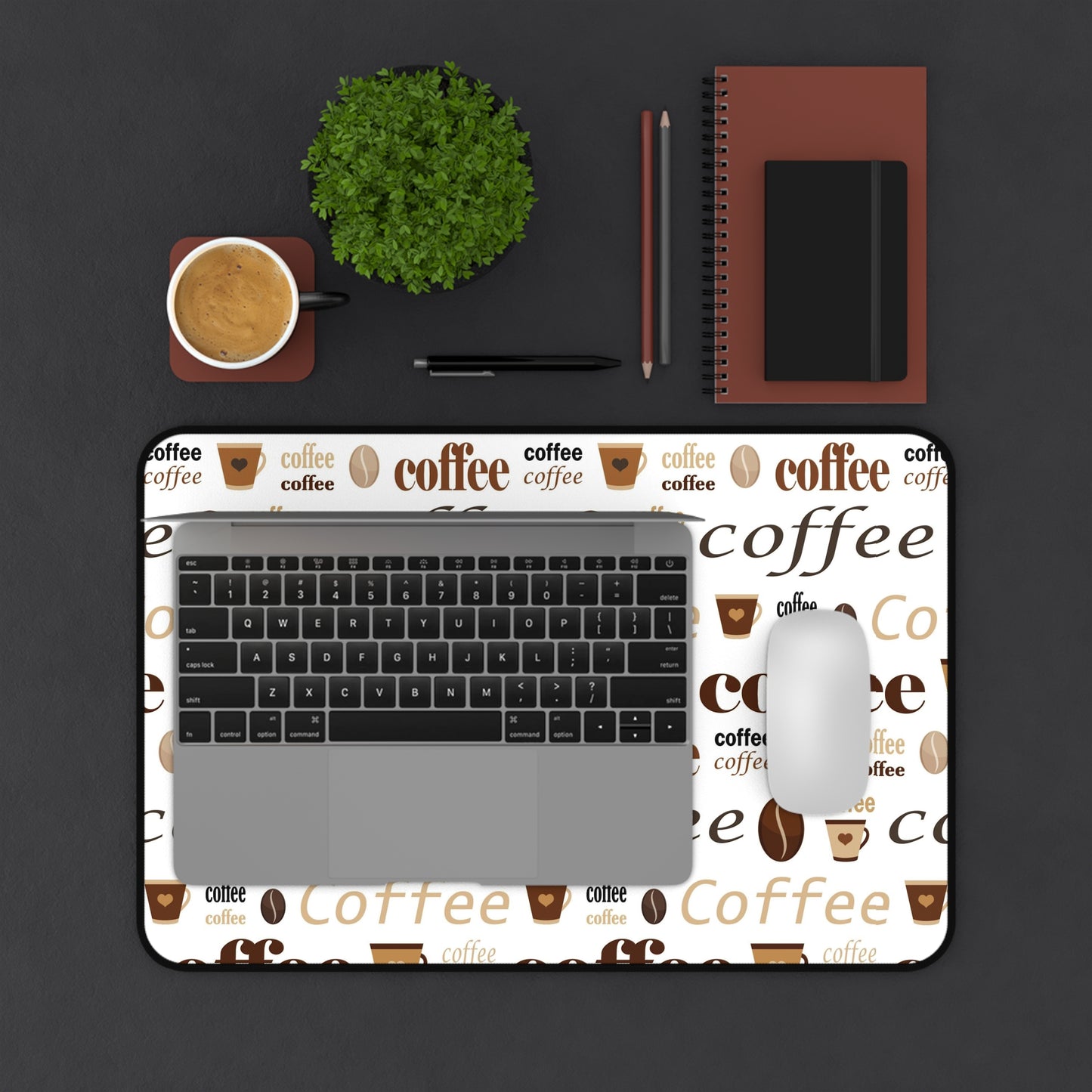 Cute Coffee Lover Large Mouse Pad, Aesthetic Gaming Mouse Pad Large, Extended Mouse Pad, Coffee Mouse Pad Large, Coffee Addict Gift