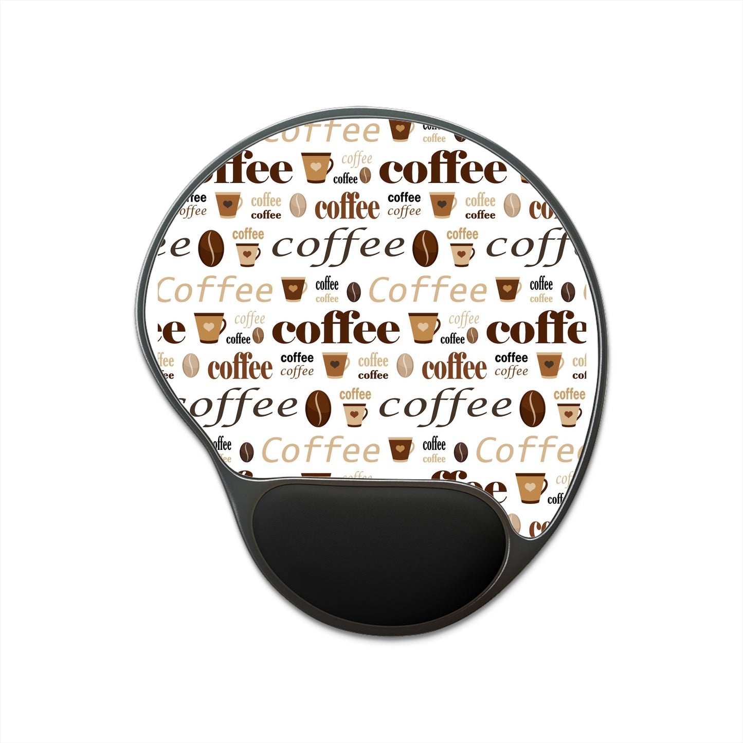 Cute Coffee Mouse Pad Coffee lover Gift Mouse Pad Office Desk Laptop Ergonomic Brown Mousepad Kawaii Mouse Pad for Coffee Lovers