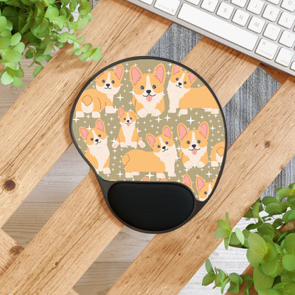 Wrist Rest Mousepad Corgi Gift, Corgi Lover Gift Animal Mousepad Cute Wrist Rest Mousepad Gift for Her Sister Niece Dog Lover Gift