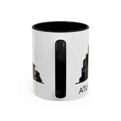 City COFFEE Mug Black and White COFFEE MUG Atlanta Trendy Coffee Mug Minimalist Coffee Mug Atlanta Mug Skyline Mug Cool Coffee Mug