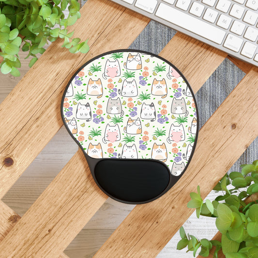 Cat Lover Mouse Pad Wrist Rest Mouse Pad Mouse Pad Kawaii Mouse Pad Aesthetic Desk Decor Wrist Support Mouse Pad