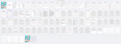 Health Planner Printable Medical & Wellness Organizer, Chronic Illness Tracker, Medication Log, Fitness Journal (Digital PDF Download)