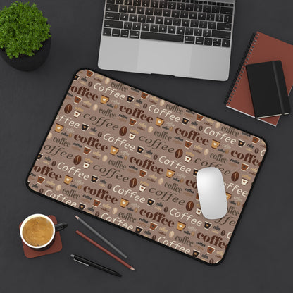 Desk Mat Large Mouse Pad Coffee Lover Espresso Aesthetic Gaming Extended Coffee Addict Gift