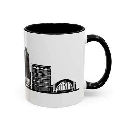 City COFFEE Mug Black and White COFFEE MUG Cincinnati Trendy Coffee Mug, Minimalist Coffee Mug Cincinnati Mug, Skyline Mug, Cincinnati