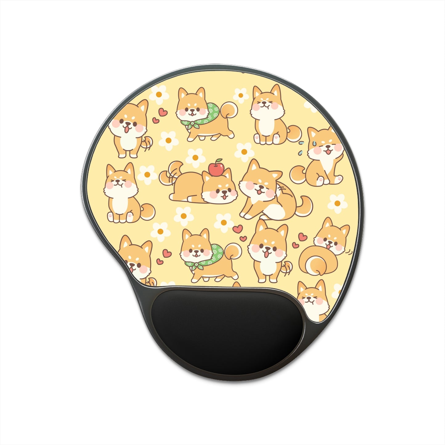 Shiba Inu Lover Mouse Pad Wrist Rest Mouse Pad Kawaii Mouse Pad Aesthetic Mouse Pad Wrist Support Mouse Pad