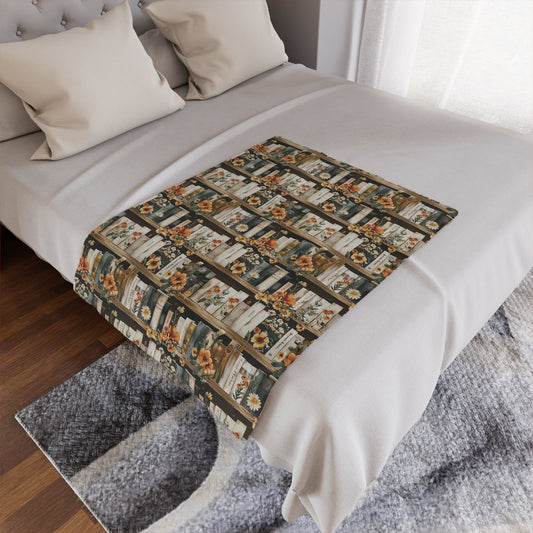 Book Lover Microfiber Blanket Perfect for creating a cozy reading nook soft and plush blanket comes in vibrant colors