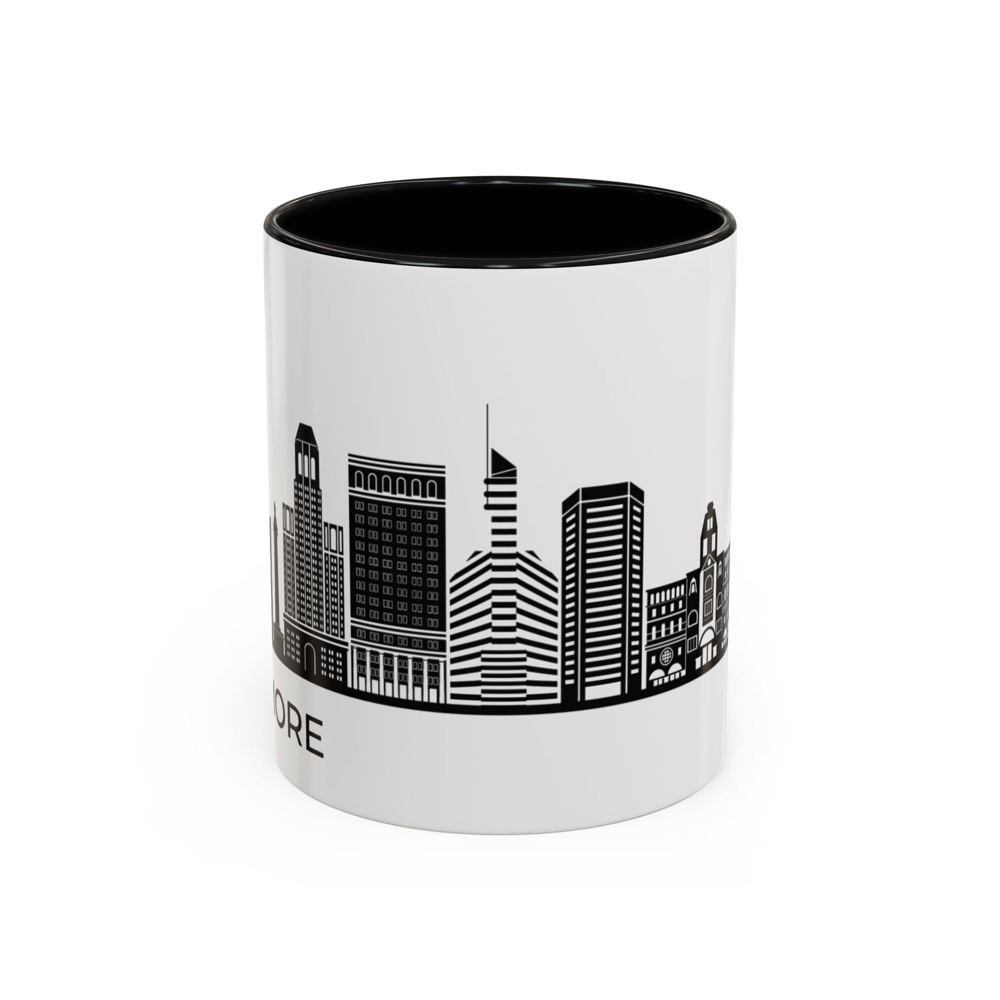 City COFFEE Mug Black and White COFFEE MUG Baltimore Trendy Coffee Mug Minimalist Coffee Mug Boston Mug Skyline Mug Baltimore