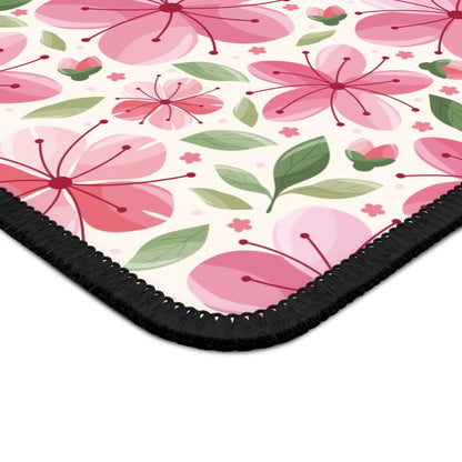 Sakura Mouse Pad Cherry Blossom Blossom Desk Pad, Pink Mouse Pad