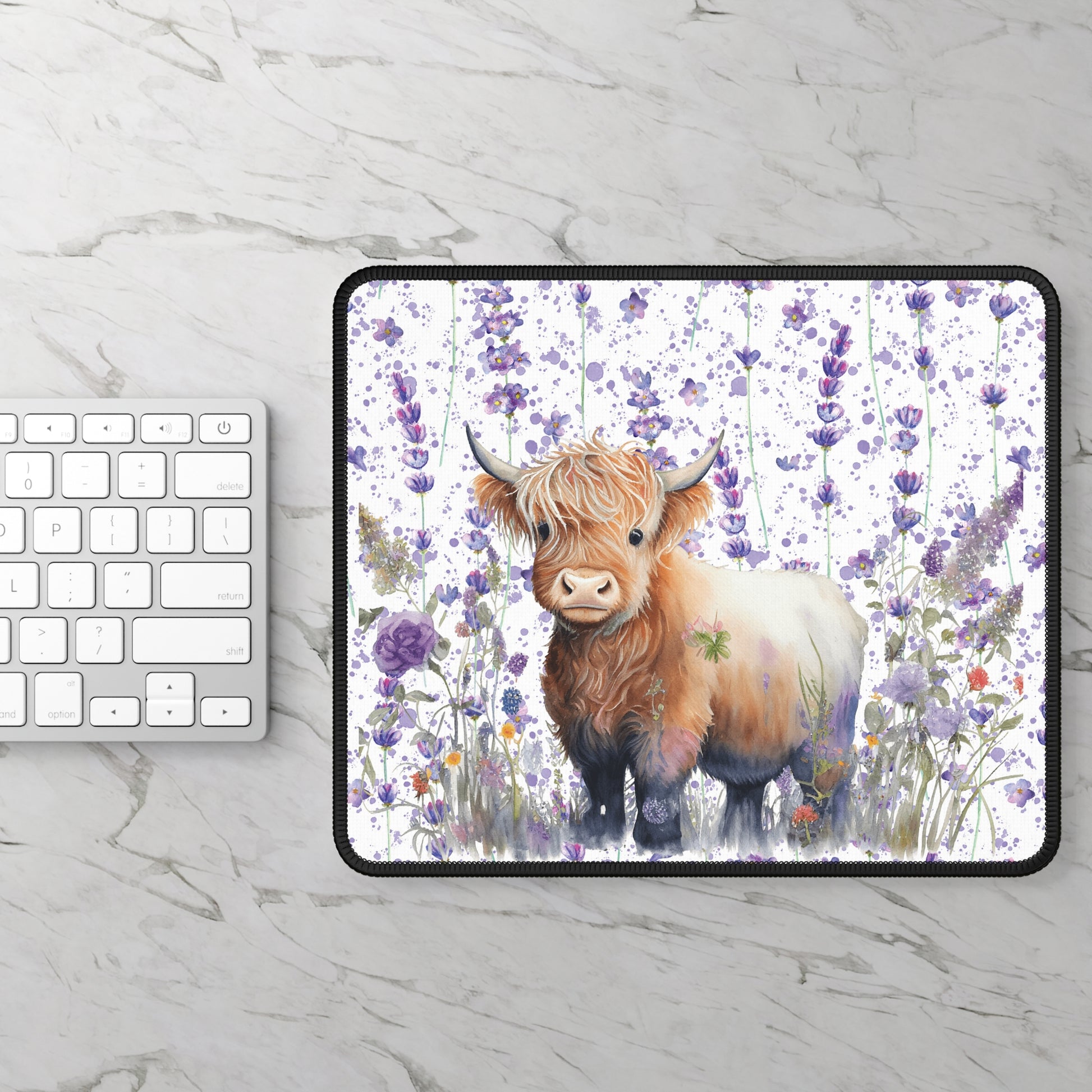 Highland Cow Mouse Pad - Gift for Cow Lovers - Cute Gift Ideas