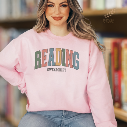 This Reading Twining Sweatshirt is perfect for book-loving moms, daughters, niece